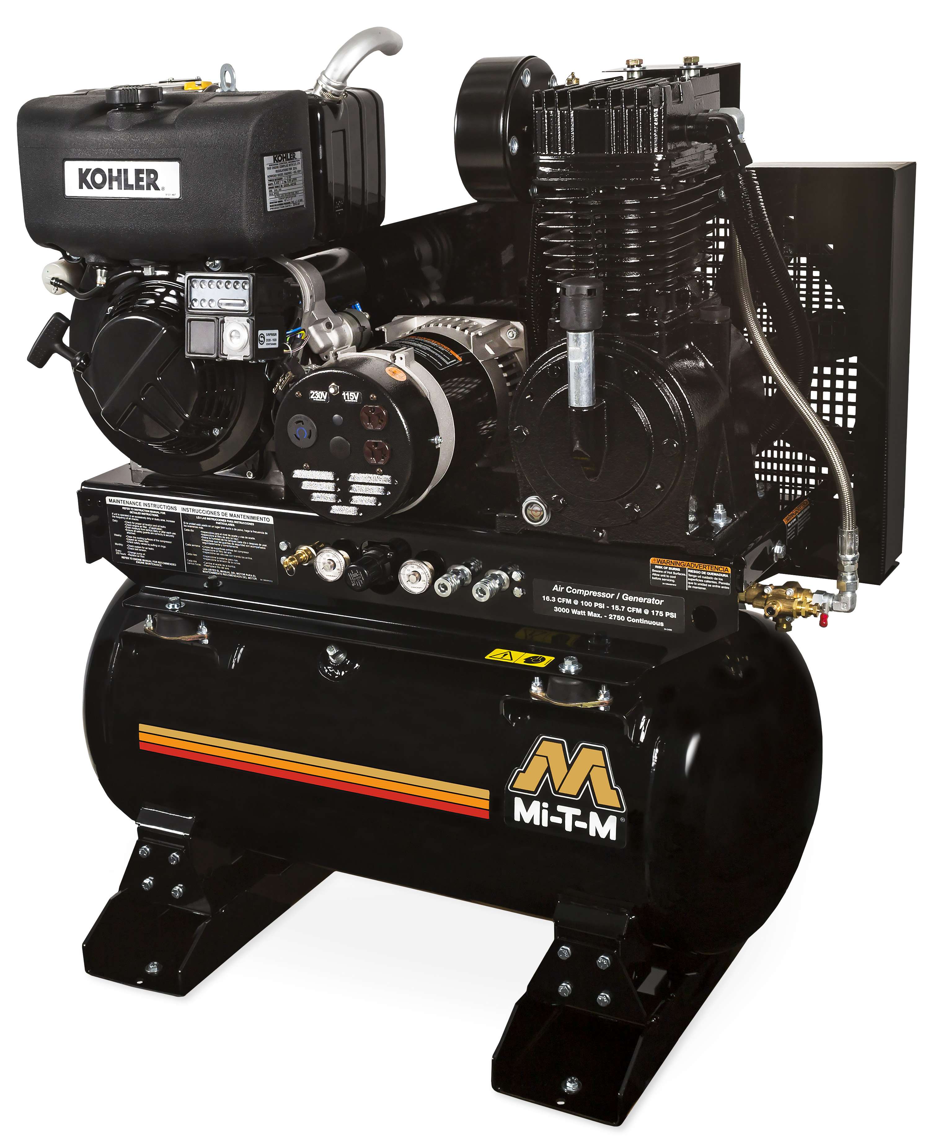 New Mi-T-M Diesel Air Compressor/Generator Combination Unit